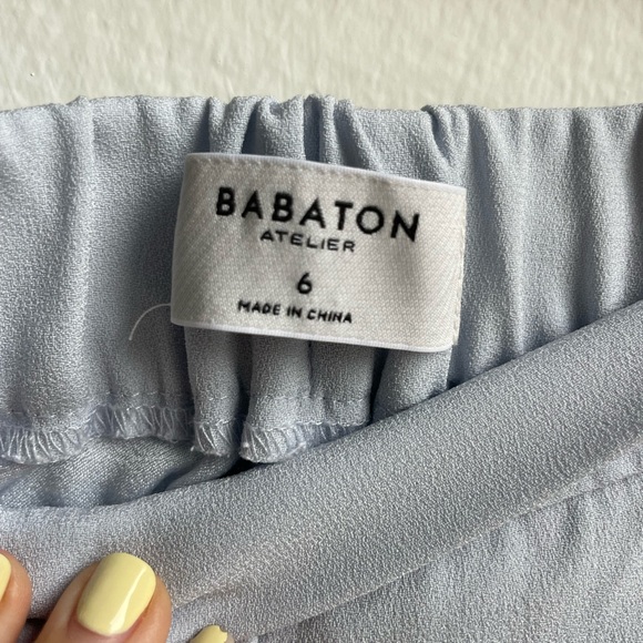 Aritzia Baby Blue Slacks - Picture 1 of 3